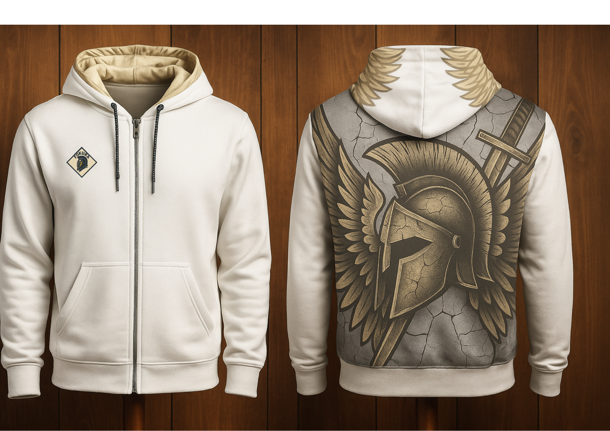 Zip Hoodie Roman
